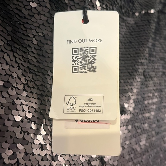 NWT Ted Baker Milleit matte sequin high rise wide leg trouser evening pants 8 - Picture 6 of 14